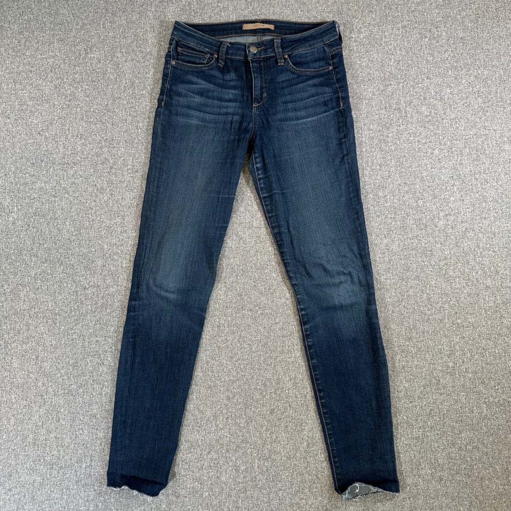 Joe's Jeans Jeans Womens 28 The Skinny DPMAN85252 Blue Raw Hem Denim